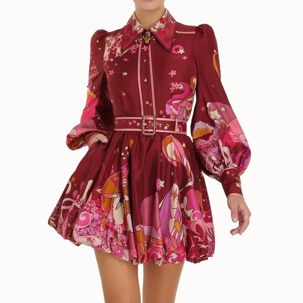 Zimmermann Concert Bubble Shirt Dress